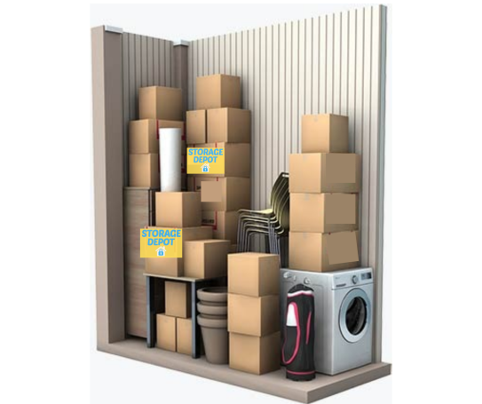7.5 Cubic Meter Room - €85.00 Self Storage Removals Man With A Van Marbella Estepona Manilva