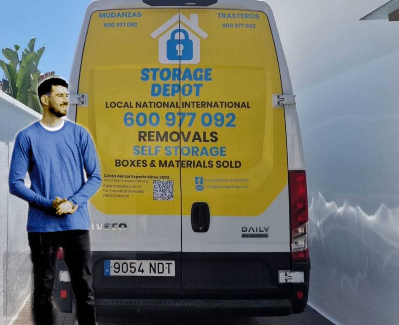 Let us help with your moving needs... Man with a van Costa del Sol