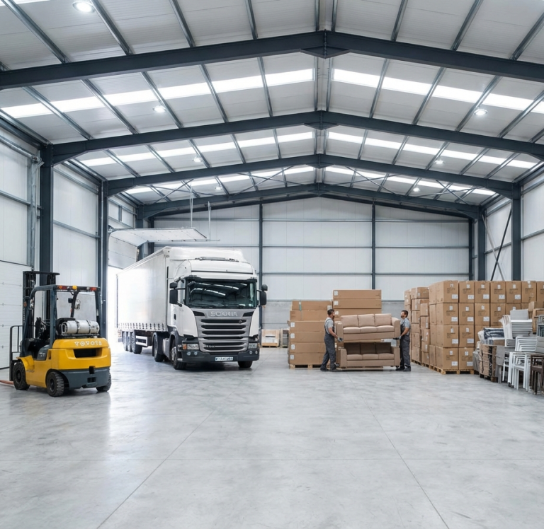 We can receive your goods at one of our warehouses ready for you to collect - of for us to redeliver
Estepona Manilva Marbella Sotogrande